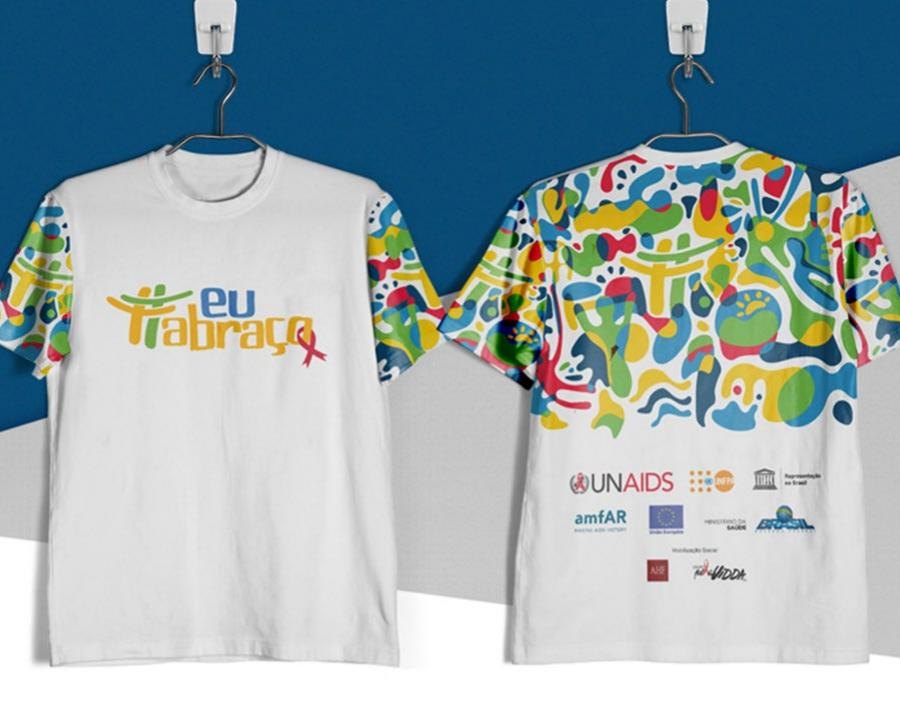 Front and back of the campaign T-shirt
