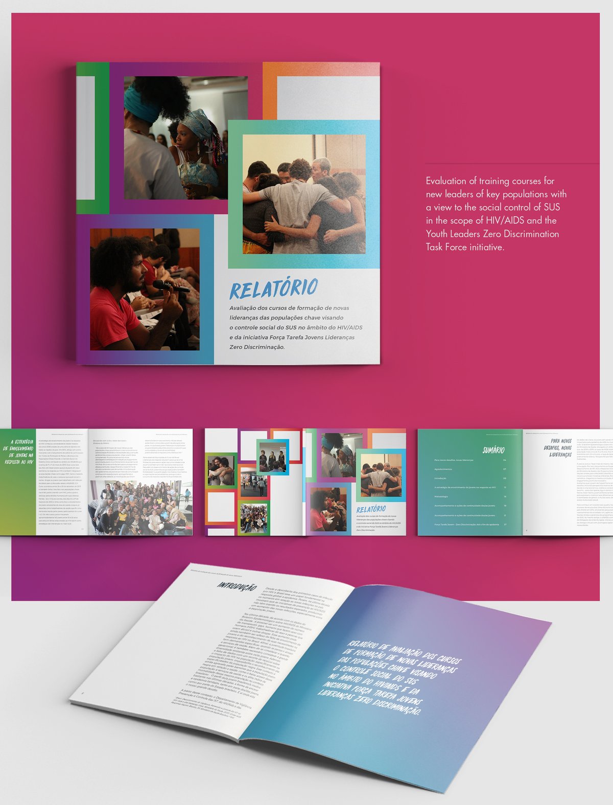 Cover of the UNAIDS young leadership report