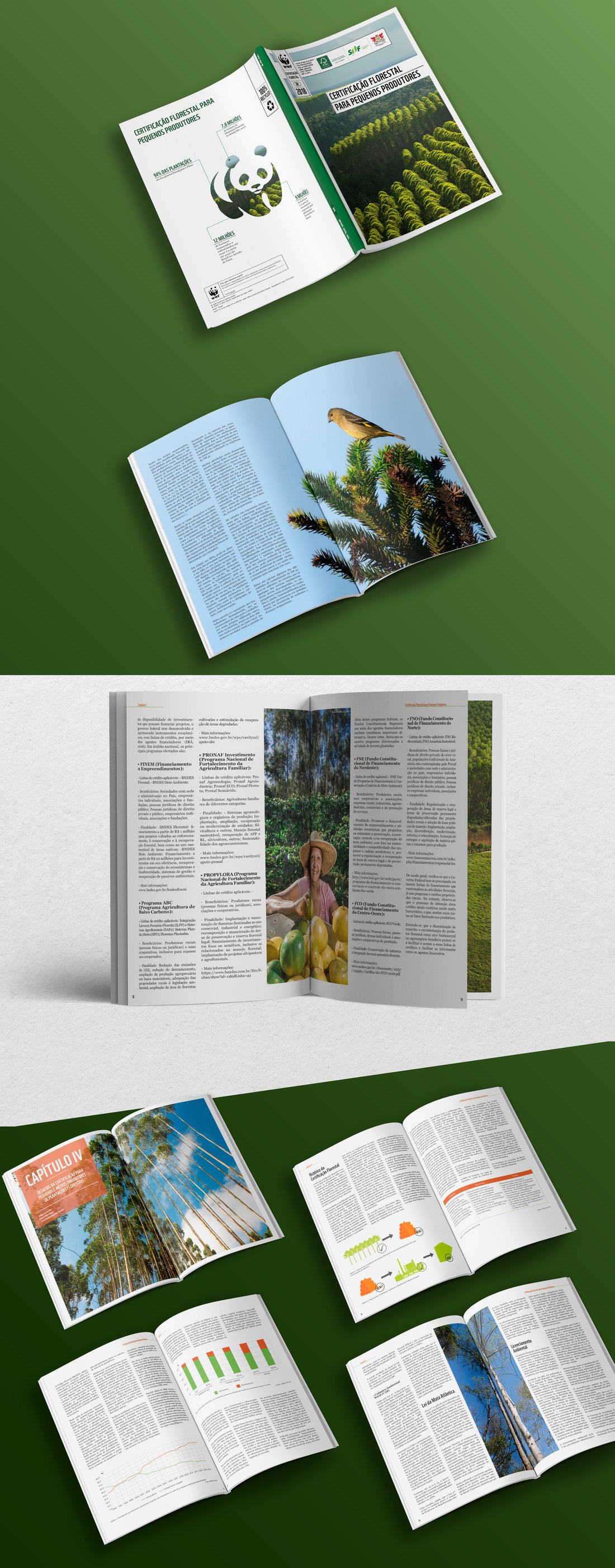 Spreads from the WWF forest certification handbook