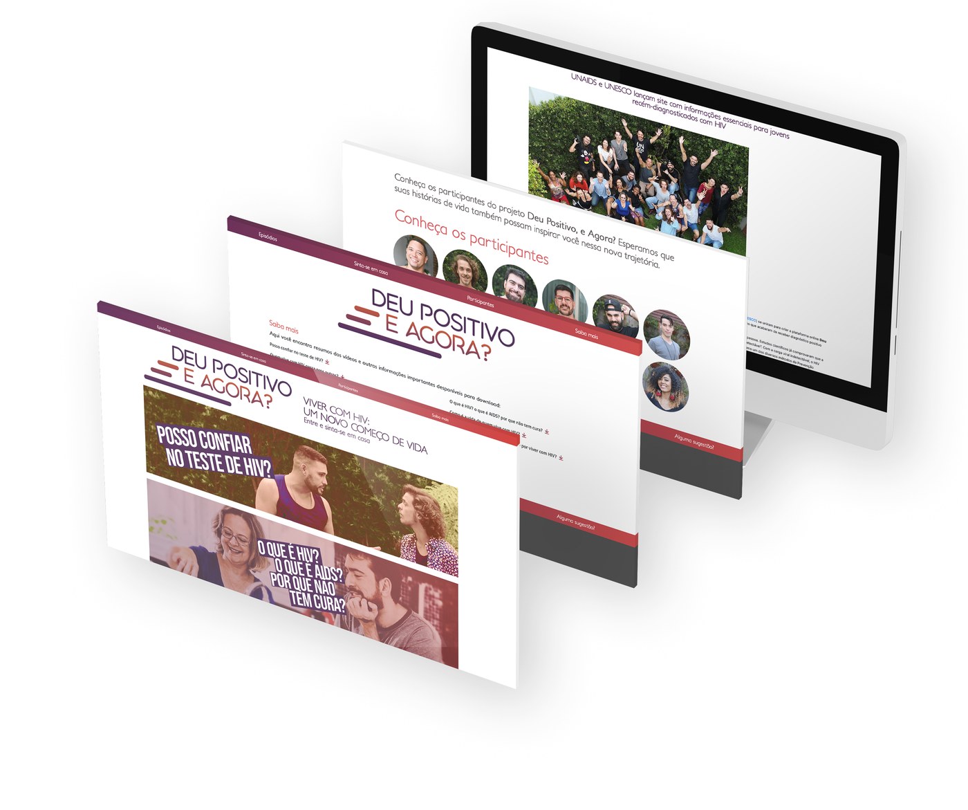 The Deu Positivo E Agora site homepage